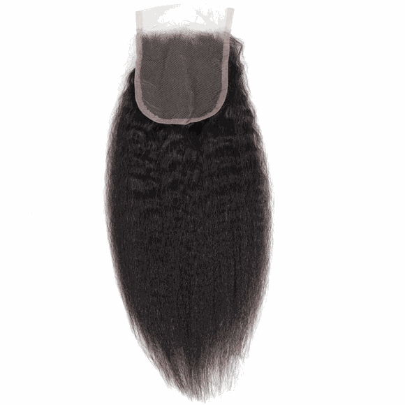 HD 5x5 Kinky Straight Closure